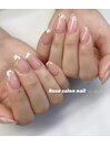 シェルをを使ったフレンチネイル