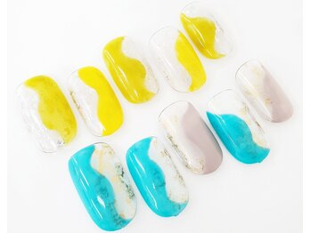 ネイルサロン クイール 小山店(NAIL SALON QUILL)/ホイル＋ジェルアート