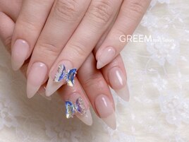 ワンカラー×ちょうちょ