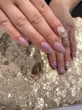 ヴェールサラン(Veil Saran)/パープルニュアンスネイル