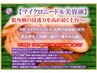 【フェイシャル部門No1】【マイクロニードル・Light】フェイシャル【70分】