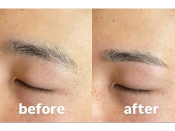 トップルック 横浜店(TOP LOOK)/メンズ眉毛ビフォーアフター