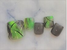 ホームネイルサロン 戸田 ミハ フルーラ(Home Nail Salon Mija Flura)/ フットニュアンス　　Ｉ411ＦＮ