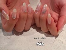 アイネイル 小倉(ai nail)/ホワイトミラー