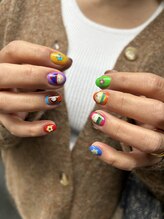 アトリエループ(atelier Loop by shiho)/手描きキャラネイル