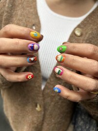 手描きキャラネイル