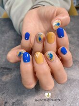 インフィニティ J ネイル(Infinity J Nail)/青ネイルアート