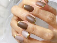 ビオトーププラス 銀座7丁目店(bio tope+)/秋マットネイル　銀座フィルイン