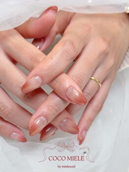 COCO MIELE Nail Salon【フィルイン/持ち込み/長さ出し/ワンホンネイル】の写真/≪完全個室のプライベート空間≫オーナーネイリストと相談しながら周りの目を気にせずにネイルができる♪