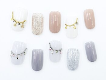 ネイルサロンクイール 宇都宮店(NAIL SALON QUILL)/クリスマスオーナメント風