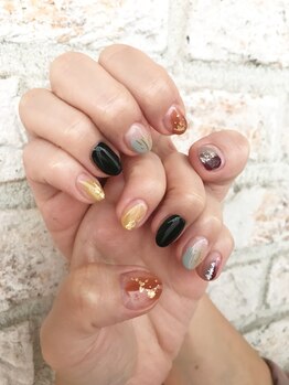 ネイルギャラリーアヴァン(NAIL GALLERY Avant)/秋冬トレンドカラー(ニュアンス)