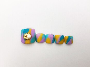 エトワール 中川中島店(Etoile)/カラフルニュアンスネイル