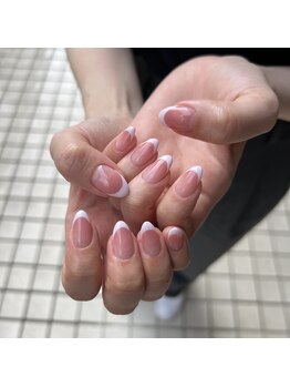 Mネイルアンドカフェ シェレステ/グラデ×フレンチ＾＾
