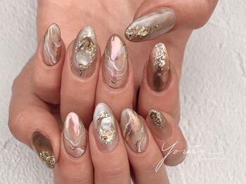 ユーティーネイル(Youty Nail)/ゴールドミラーニュアンス
