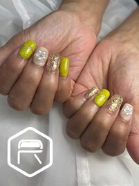 ピスタチオカラーネイル