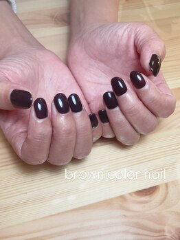 ナチュラルに♪ワンカラーネイル