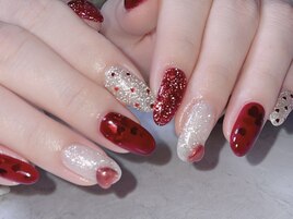 ハート　バレンタイン　ラメ