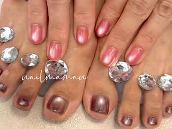 ネイルママン 武蔵関店(nailmaman)の写真/【ハンド、フットネイル】SNS話題≪enoi≫マグネット×美フォルム形成＋丁寧ケア12500円