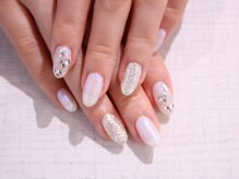 ラルネイル 大宮(Lull. nail)/＊ビジュー＊偏光パール＊