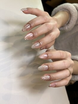 マグネット×フラッシュネイル