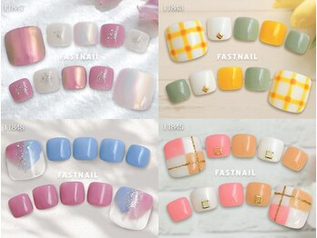 ファストネイル 本厚木駅前店(FAST NAIL)/フット定額 ¥6600 ◆ アート