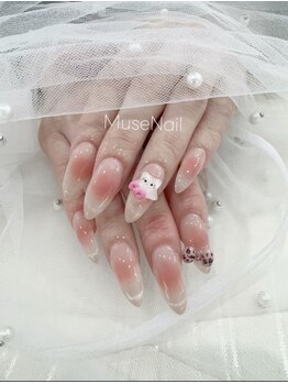 ミューズネイル(muse nail)の写真/【持込デザイン大歓迎◎】繊細なアートもお任せ♪技術力が高いからこそ出来る理想のネイルをご提案します！