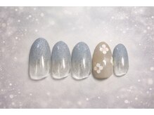 アフローディアネイル 亀戸店/４月新作☆グラデフラワーネイル
