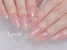 ラヴィン なんばスカイオ店(Lovin)/【パラジェル】艶感ミラーネイル
