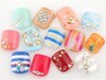 NAIL 【フット　オフ・ケア込♪】 ネット予約限定 《単色》　