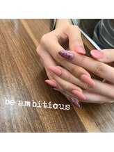 ネイルサロンアンドスクール ビーアンビシャス(be ambitious)/ラメがきてます☆