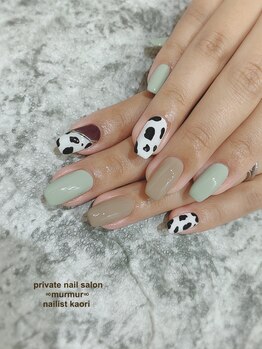 プライベート ネイルサロン マーマ(murmur)/ダルメシアンネイル