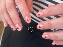 ネイル アトリエ コモード(nail atelier Comodo)/クリアネイル [ハート]