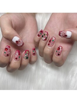 持ち込みアートクリスマスネイル
