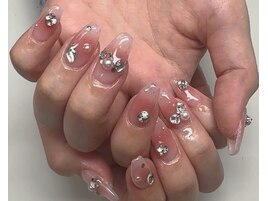 フラッシュネイルフレンチネイル