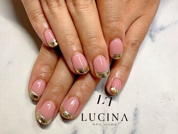 ネイルスタジオ ルキナ(LUCINA)/T-162 ガラスフレンチ