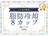 【5月限定★人気No.1】たっぷり集中ダイエット★脂肪冷却8カップ★ラジオ波付