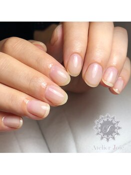 自爪育成！艶々クリア仕上げ