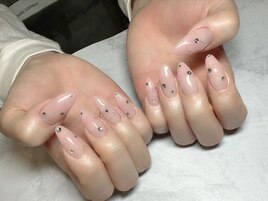 ピンクグラデーション×ハート