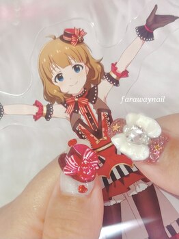 ファラウェイネイル(Faraway nail)/推しキャラお衣装ネイル☆