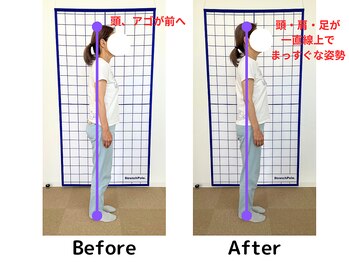 モビ(mobi)/姿勢調整　猫背改善　姿勢整体