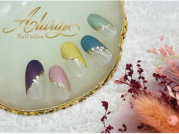 アルーラ 武蔵小杉(Alura)/カラフル/春カラー/斜めフレンチ