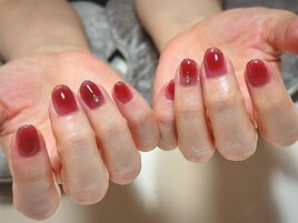 じゅわっと☆葡萄ネイル