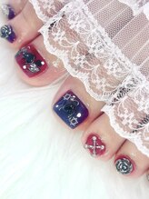 ファラウェイネイル(Faraway nail)/地雷ネイル/フットネイル☆