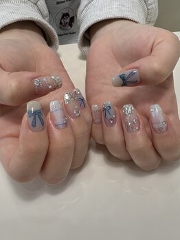 ジェンナ(Jenna)/えんぴつ落書きアートネイル