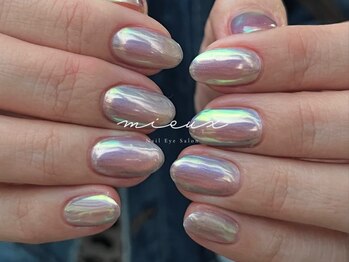 ミュー(mieux)の写真/ライフスタイルに溶け込むsimpleなデザインでも「自分らしさ」を大切に。洗練されたお洒落ネイルを...☆