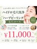【毛穴徹底改善】ハイドロ毛穴洗浄×ハーブピーリング　¥11000