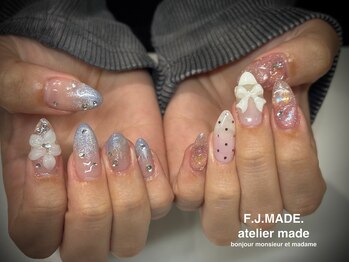 アトリエ メイド(atelier made)の写真/定額のネイルがあるサロンなら安心！ネイルアートが豊富で理想の指先が見つかる☆