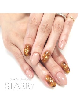 スターリー(STARRY)/べっ甲　ベージュ