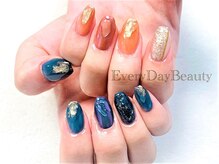 エブリデイビューティ 池袋店(EveryDay Beauty)/アシンメトリーニュアンスネイル