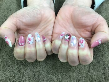 ネイルルーム 千美(room)/春ネイル♪ &nbsp;